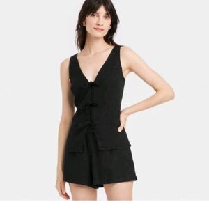 A New Day Black Tie Vest